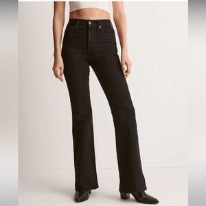 Madewell Black Flare & Wide Leg Jeans